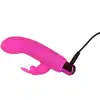PowerBullet - Alice`s Bunny USB. Wibrator 2w1 o silnych wibracjach prosto z Krainy Czarów 