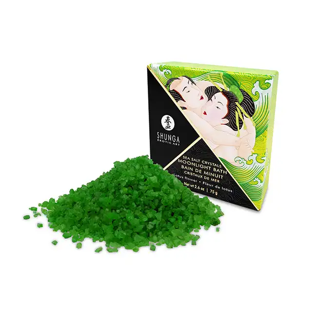 Shunga - Lotus Flower Bath Salt 75g. Cudownie pachnąca sól do kąpieli na bazie kwiatu lotosu 