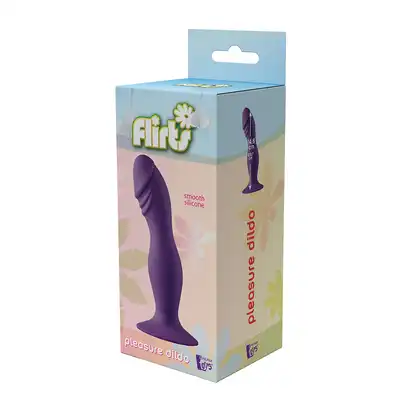 Dream Toys - Flirts Pleasure Dildo Purple. 15cm fioletowej przyjemności bez użycia rąk!