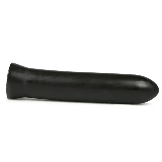 All Black - Dildo AB07 22,5 cm - gładkie, klasyczne czarne dildo. 22,5 cm przyjemności