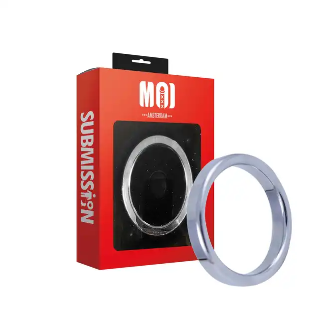 Moi Submission - Mr. Pristine 5 cm. Wytrzymały ring na penisa ze stali nierdzewnej 