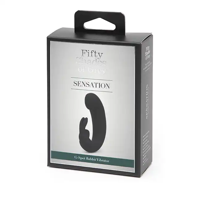 Fifty Shades od Grey - Sensation G-Spot - wibrator z króliczkiem do stymulacji punktu G. Elegancja i przyjemność 