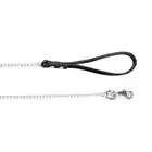 O-Products - Leash L Black - czarna smycz z łańcuchem. Długość aż 105 cm!