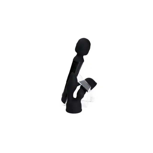 You2Toys - Wand Vibrator USB. Ekskluzywna silikonowa różdżka z 2 stymulującymi nakładkami . Niesamowita.