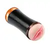 Boss Series - Vibrating Masturbation Anus &amp; Vagina. Dwustronny masturbator z funkcją wibracji, pulsacji i eskalacji. Niesamowite efekty dźwiękowe i interaktywna funkcja