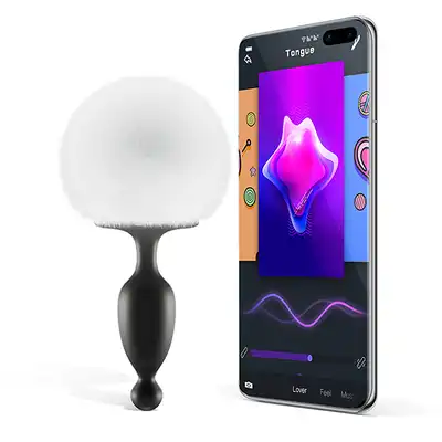 Magic Motion - Bunny App Tail USB. Innowacyjny korek analny na aplikację w formie króliczego ogonka! 