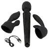You2Toys - Wand Vibrator USB. Ekskluzywna silikonowa różdżka z 2 stymulującymi nakładkami . Niesamowita.