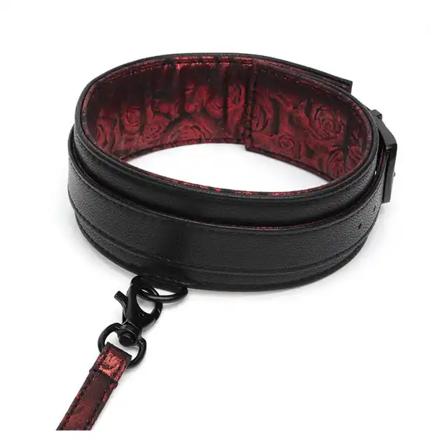 Fifty Shades of Grey - Sweet Anticipation Collar &amp; Lead - luksusowa obroża ze smyczą. Elegancka sesja BDSM