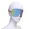 O-Products - Blindfold Rainbow. Fenomenalna tęczowa opaska na oczy ze skóry wegańskiej 