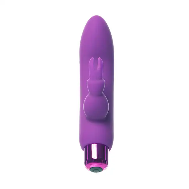 PowerBullet - Alice`s Bunny USB. Wibrator 2w1 z króliczkiem o mega mocnych wibracjach wprost z Krainy Czarów 