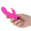 PowerBullet - Alice`s Bunny USB. Wibrator 2w1 o silnych wibracjach prosto z Krainy Czarów 