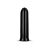 All Black - Dildo AB08. Gładkie 19 cm dildo wykonane z PVC o średnicy 4,5 cm