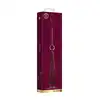 Ouch Halo - Flogger - Burgundy - elegancki pejcz. Luksusowa sesja BDSM