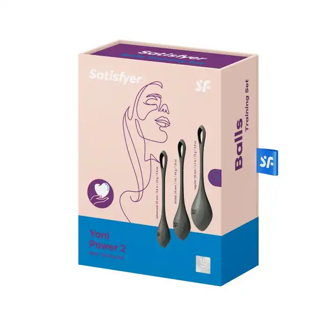 Satisfyer - Yoni Power 2 Kegel Balls - perfekcyjny zestaw kulek gejszy. Wzmocnienie mięśni Kegla