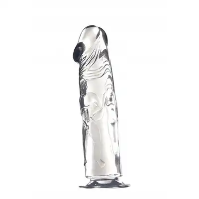 Dream Toys - 8inch Clear Dong. Transparentne dildo z grawerem 20 cm 