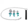 You2Toys - Butt Plug Set Leash. Mega zestaw korków analnych przypinanych do smyczy. 3 korki S,M,L. Innowacja 2022