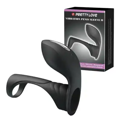 Pretty Love - Vibration Penis Sleeve II - niesamowita, wibrująca nakładka na penisa