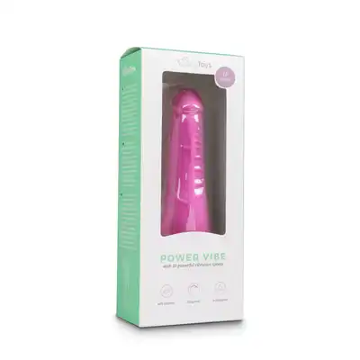 Easytoys - Realistyczny Silikonowy Wibrator - Różowy