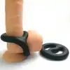 Brutus - Yin-Yang Silicone Duo Ring. Dwufunkcyjny ring erekcyjny na penisa i jądra 