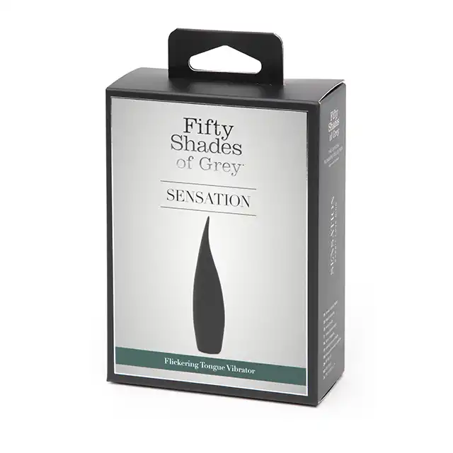Fifty Shades of Grey - Sensation Flickering Tongue Vibrator - mini wibrator z precyzyjnym języczkiem. Elegancja i przyjemność 