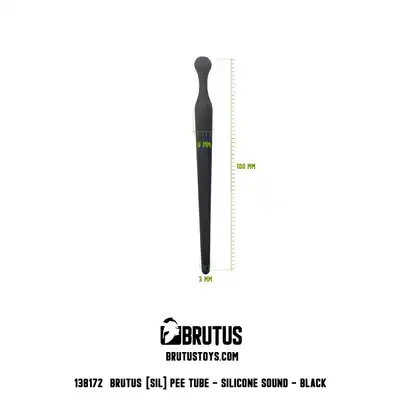 Brutus - Pee Hole Plug. Komfortowy silikonowy dilator w formie zatyczki do cewki moczowej 