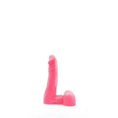 Bubble Toys - Dungeon Pink. Różowe dildo z PVC 18,5 cm długości o truskawkowym aromacie. Mega Sale!