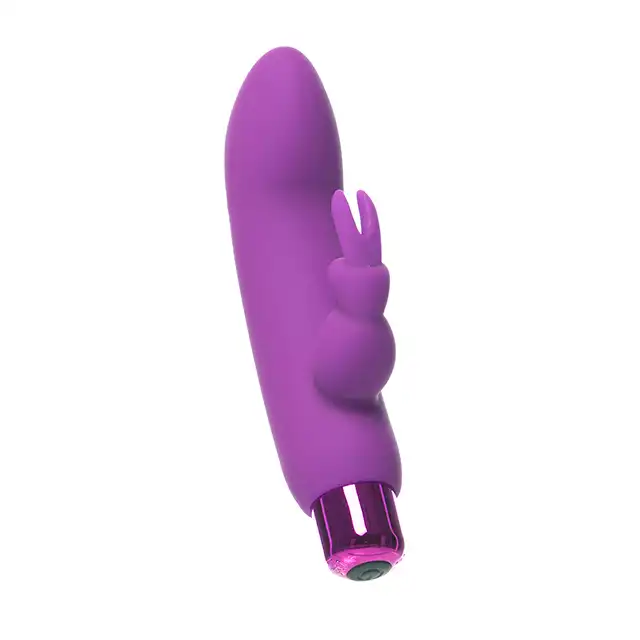 PowerBullet - Alice`s Bunny USB. Wibrator 2w1 z króliczkiem o mega mocnych wibracjach wprost z Krainy Czarów 