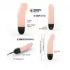 Dorcel - Real Vibraction S 2.0 Flesh. Klasyczny  wysokiej jakości silikonowy wibrator ładowany na USB 