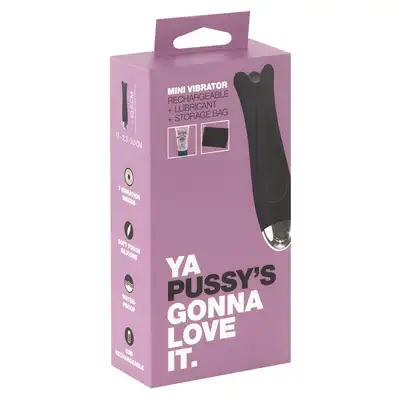 You2Toys - Mini Vibrator USB. Fenomenalny wibrator ze stymulującym silikonowym języczkiem 