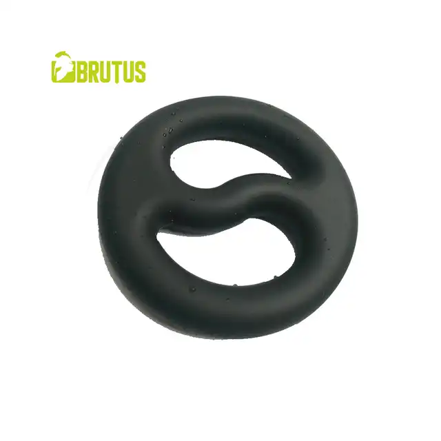 Brutus - Yin-Yang Silicone Duo Ring. Dwufunkcyjny ring erekcyjny na penisa i jądra 