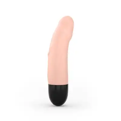Dorcel - Real Vibraction S 2.0 Flesh. Klasyczny  wysokiej jakości silikonowy wibrator ładowany na USB 