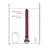 Ouch Halo - Wrist &amp; Ankle Cuffs - Burgundy - elegancki zestaw mankietów na nadgarstki lub kostki. Luksusowa sesja BDSM