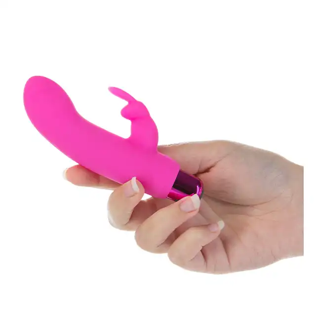 PowerBullet - Alice`s Bunny USB. Wibrator 2w1 o silnych wibracjach prosto z Krainy Czarów 