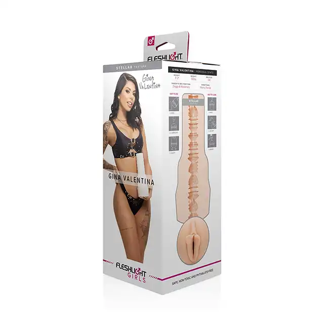 Fleshlight - Gina Valentina. Realistyczny masturbator. Numer 1 na świecie!