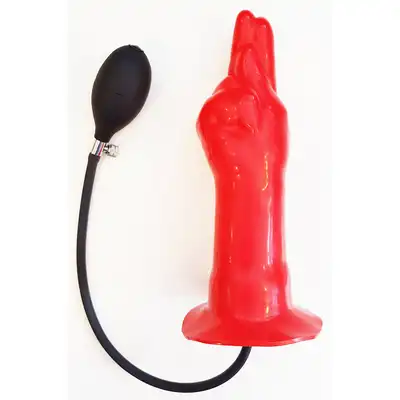  Fist - Inflatable Fist Dildo. Mega pompowana lateksowa ręka do fistingu 