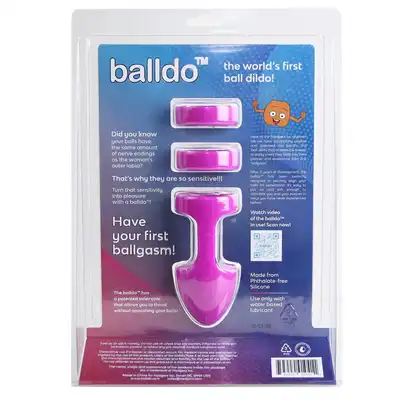 Balldo - Starter Set Ball Dildo. Rewolucyjny dildo-wibrator na mosznę. Osiągnij pierwszy orgazm poprzez jądra!