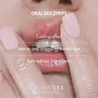 Bijoux Indiscrets -Slow Sex Oral Strip 1 szt. Odlotowa smakowo-chłodząca wkładka do seksu oralnego 