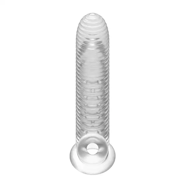 Brutus - Almighty Cock Sheath. Przyjemnie prążkowana nakładka na penisa 18 cm długości 