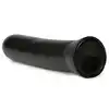All Black - Dildo AB07 22,5 cm - gładkie, klasyczne czarne dildo. 22,5 cm przyjemności