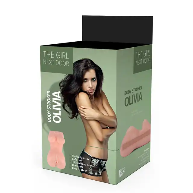 Dream Toys - The Girl Next Door OLIVIA - nieziemski masturbator z podwójnym wejściem i piersiami