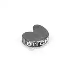 O-Products - Silicone Collar (BITCH) - silikonowa obroża z prowokującym napisem. Gładki silikon