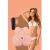 Dream Toys - The Girl Next Door LISA - masturbator z piersiami. Wibrujący pocisk w zestawie