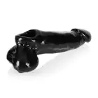 Oxballs - Daddy Cock Sheath Black. Nakładka  na penisa z oslonką na jądra. Druga skóra!