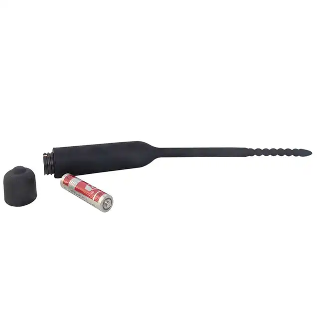 Brutus - Trembler Vibrating. Silikonowy teksturowany dilator z mocnymi wibracjami 