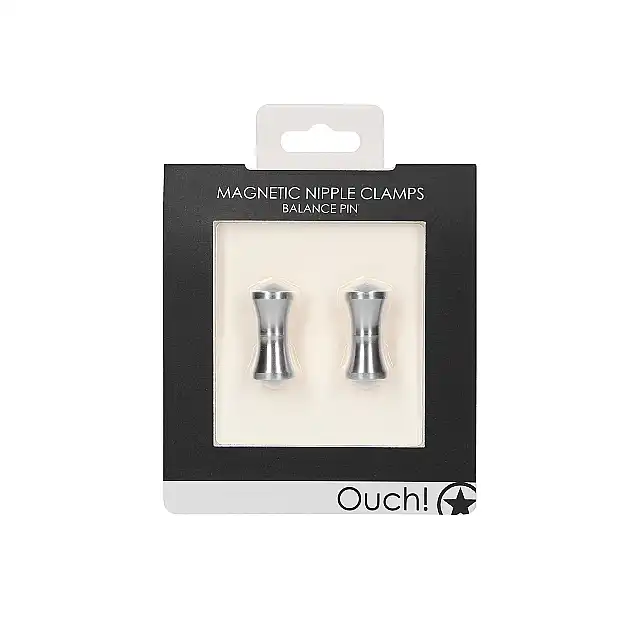Ouch! - Magnetic Nipple Clamps - Balance Pin - unikatowe magnetyczne zaciski na sutki. Niesamowita przyjemność 
