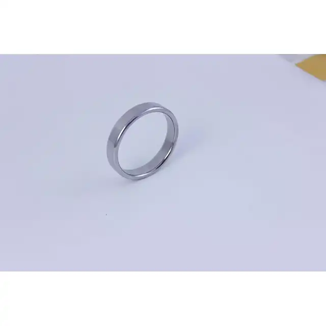 Moi Submission - Mr. Thready 45 mm. Klasyczny ring ze stali nierdzewnej w odcieniu srebrnym