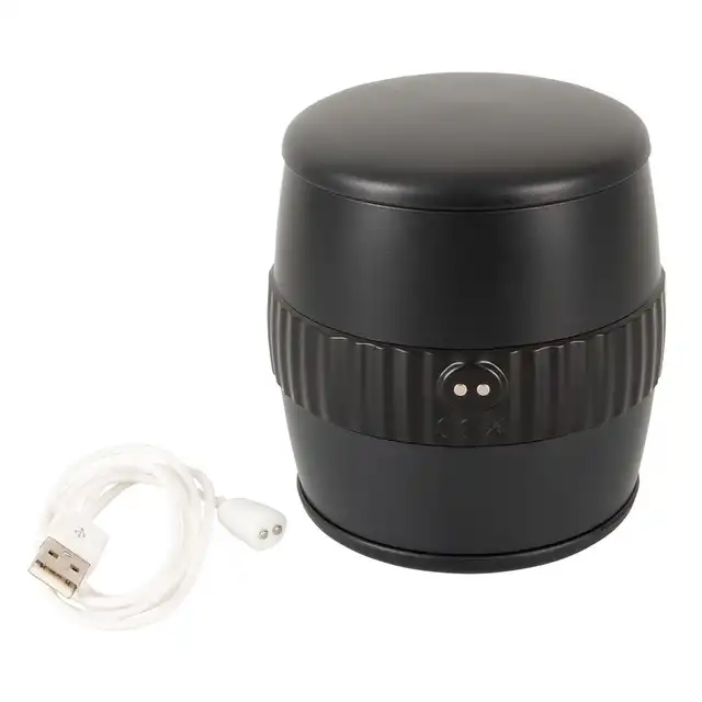 You2Toys - Donut Masturbator USB. Nowoczesny masturbator z miękkimi wypustkami. 2 silniki. 12 trybów wibracji.