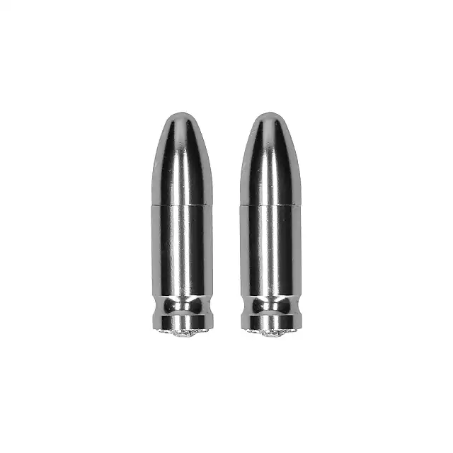 Ouch! - Magnetic Nipple Clamps - Diamond Bullet- unikatowe magnetyczne zaciski na sutki. Niesamowita przyjemność. Ostatnia sztuka!