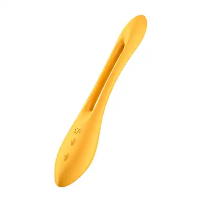 Satisfyer - Elastic Joy Orange - wielofunkcyjny wibrator, zginaj go w każdą stronę!