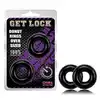 Chisa - Get Lock Donut Rings. Zestaw 2 elastycznych ringów erekcyjnych